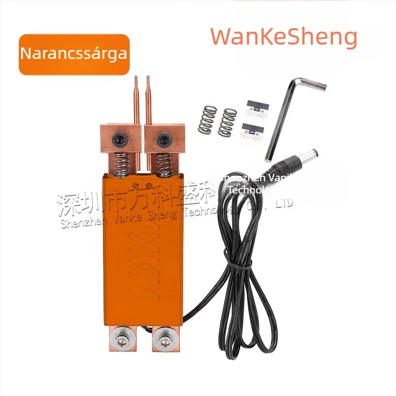 Beépített ponthegesztő toll automatikus indítással, egykezes működés, 12V bemenet, beépített 18650-es akkumulátor