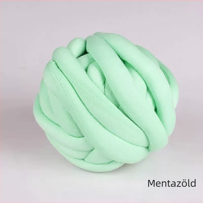 Kézzel kötött takaró kevert fonalból, gyűrűs fonás, csoportos fonal, Zhejiang eredet