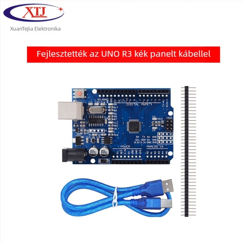 XTJduino UNO-R3 fejlesztőpanel – továbbfejlesztett mikrokontroller-modul CH340-vel