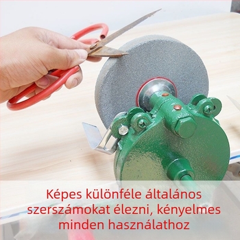 Késélező gép öntöttvas testtel, integrált kialakítás, 60 HRC, 500 rpm, ipari és háztartási használatra