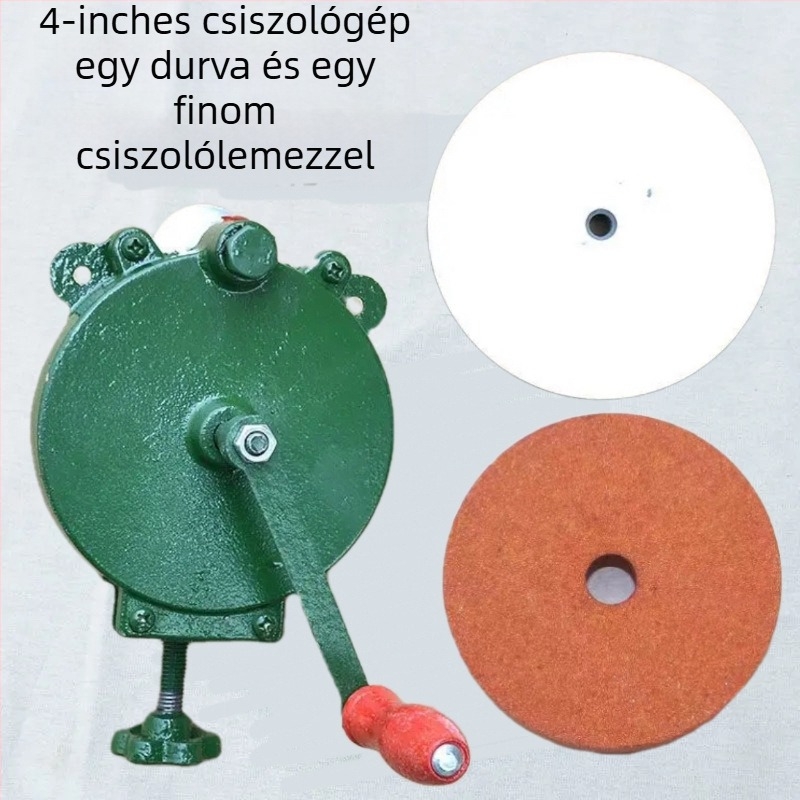 Késélező gép öntöttvas testtel, integrált kialakítás, 60 HRC, 500 rpm, ipari és háztartási használatra