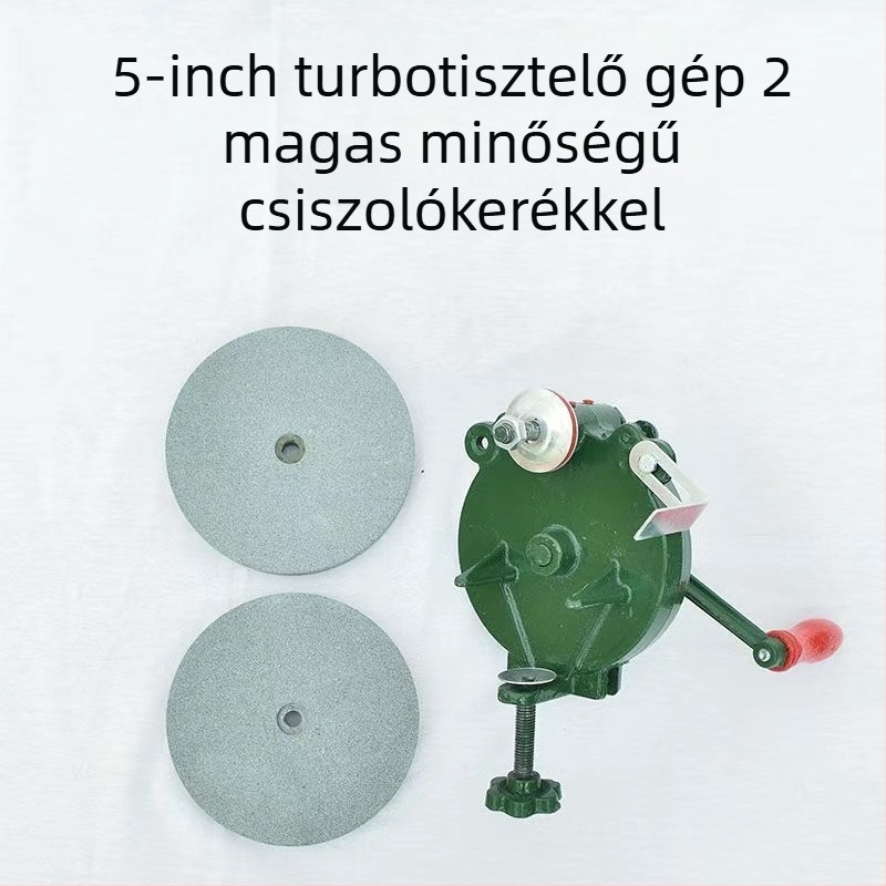 Késélező gép öntöttvas testtel, integrált kialakítás, 60 HRC, 500 rpm, ipari és háztartási használatra