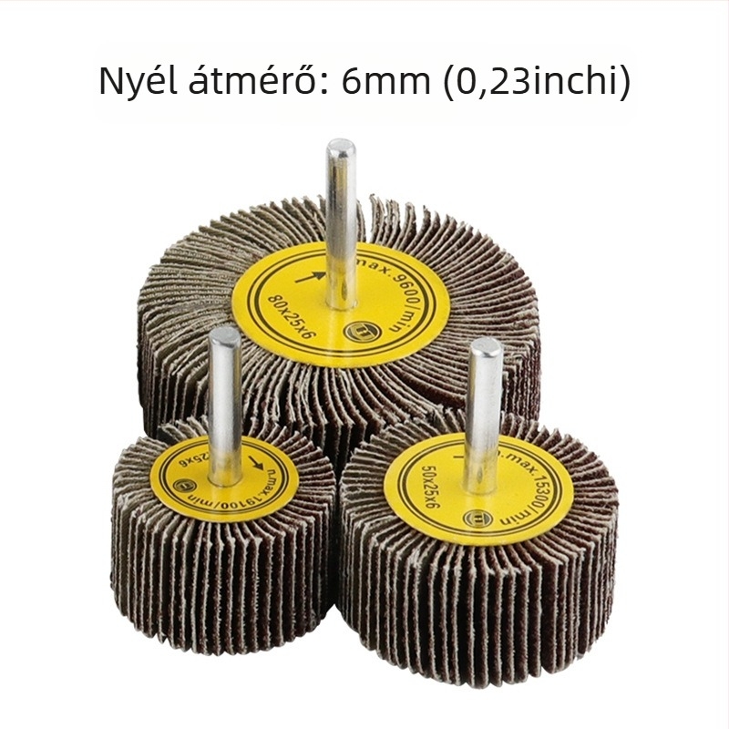 Xingweichang Emery vászon csiszoló kerék fogantyúval, faipari polírozáshoz – fém csiszoló kör, modell 202103081548