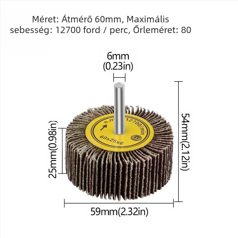 Xingweichang Emery vászon csiszoló kerék fogantyúval, faipari polírozáshoz – fém csiszoló kör, modell 202103081548