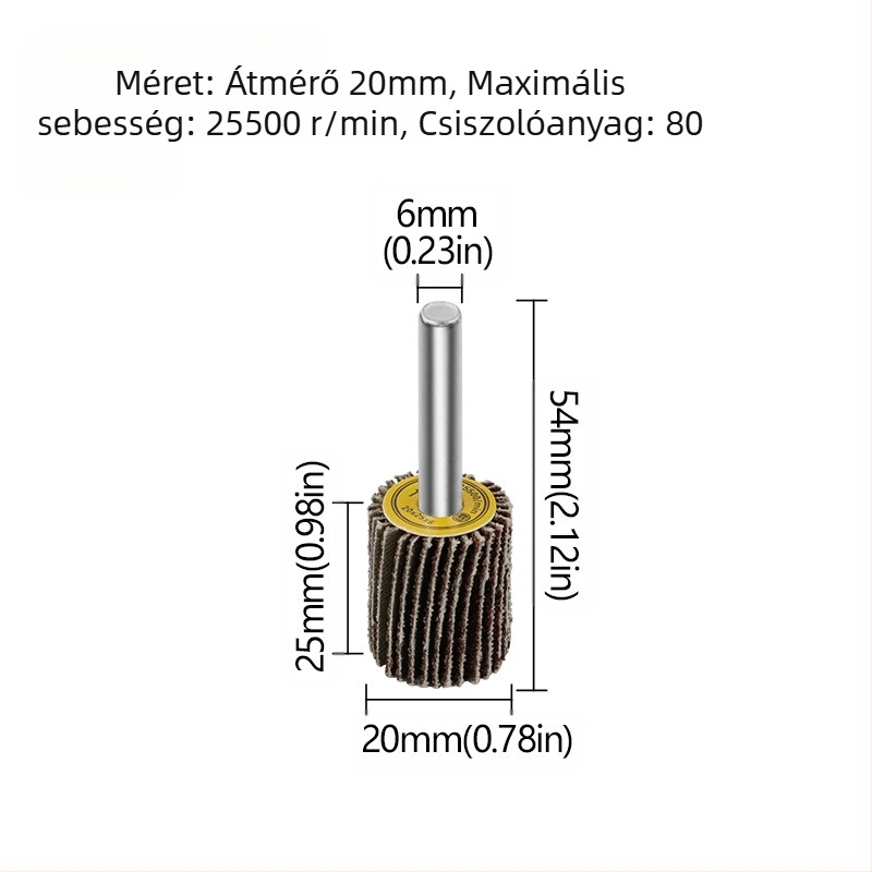 Xingweichang Emery vászon csiszoló kerék fogantyúval, faipari polírozáshoz – fém csiszoló kör, modell 202103081548