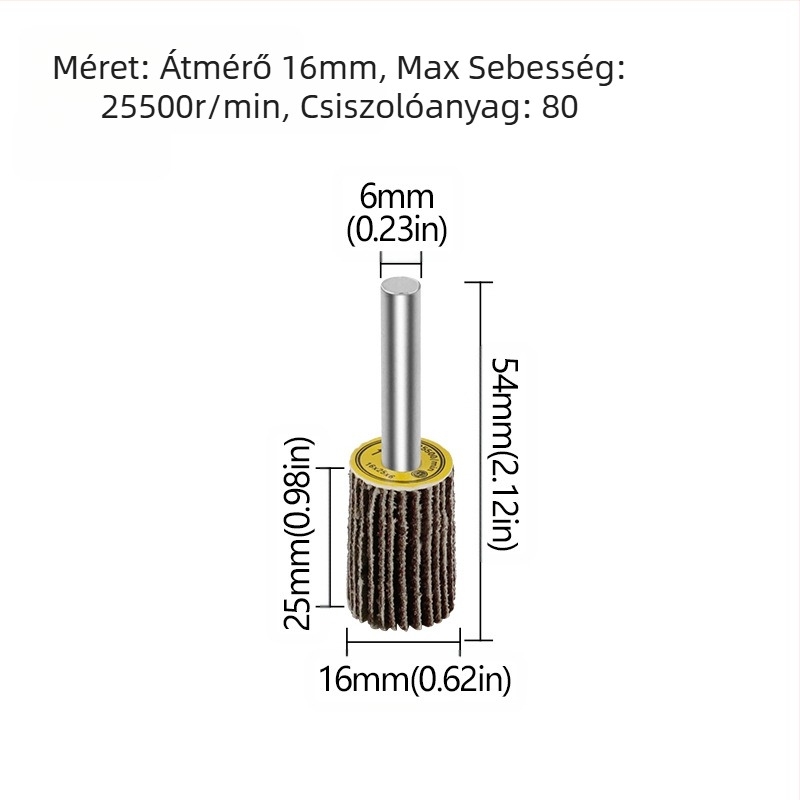 Xingweichang Emery vászon csiszoló kerék fogantyúval, faipari polírozáshoz – fém csiszoló kör, modell 202103081548