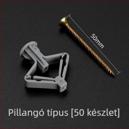 Nylon pillangóexpanziós dübel gipszkartonhoz, expanziós csavar