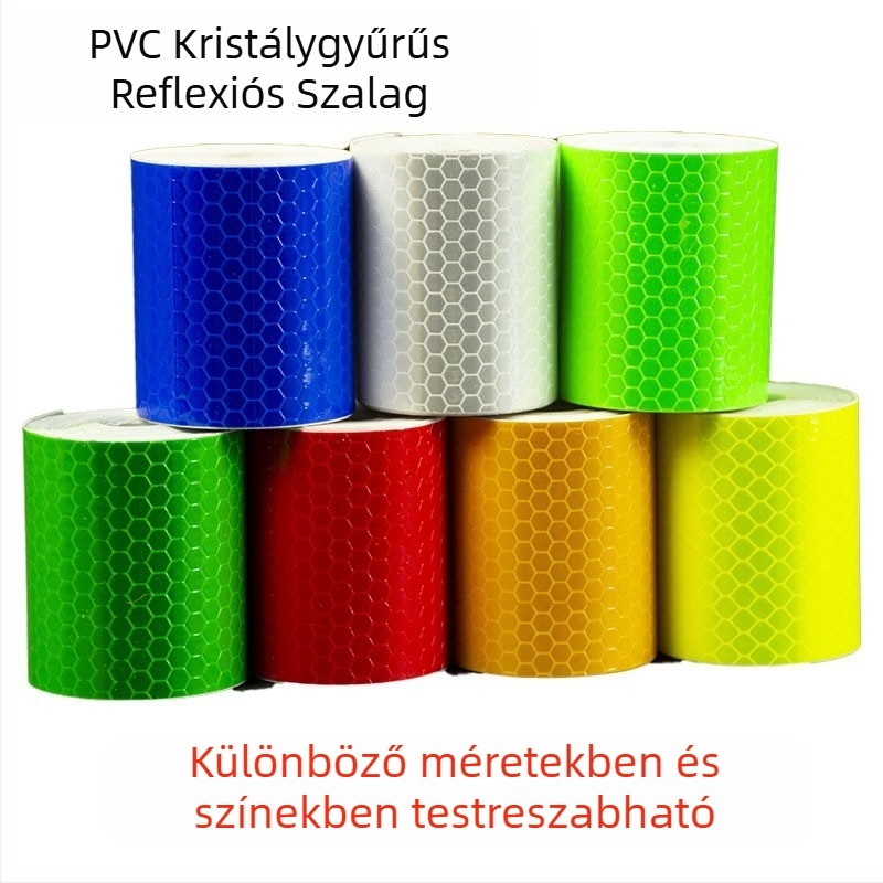 Járművek éjjeli fényvisszaverő szalag, méhsejt mintázatú, PVC fényvisszaverő film; Eredet: Wenzhou; Sorozat: Több; Márka: Egyéb; Magáncímke licencelhető: Nem