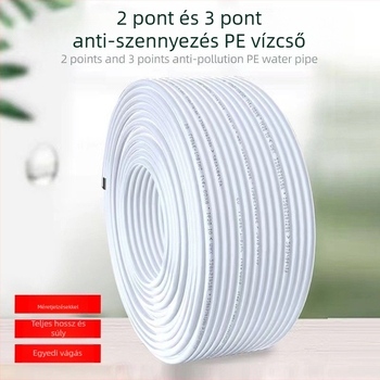 PE fonott cső víztisztítóhoz – vízellátó tömlő, modell 2 pont, tekercses csomagolás