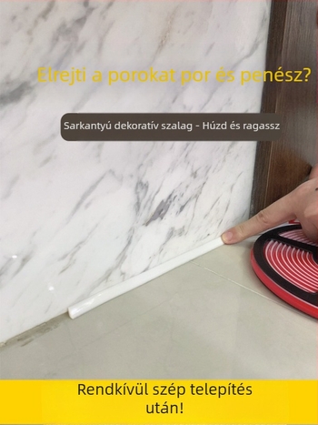 Öntapadós PVC sarokdíszítő szalag falak és mennyezetek csatlakozásaihoz – Modell: other; Márka: other