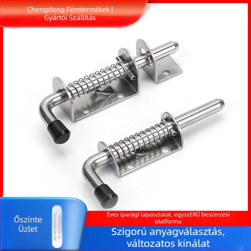 304 rozsdamentes acél rugós zár gépészeti szekrényajtókhoz, modern minimalist stílus, modell: több specifikáció