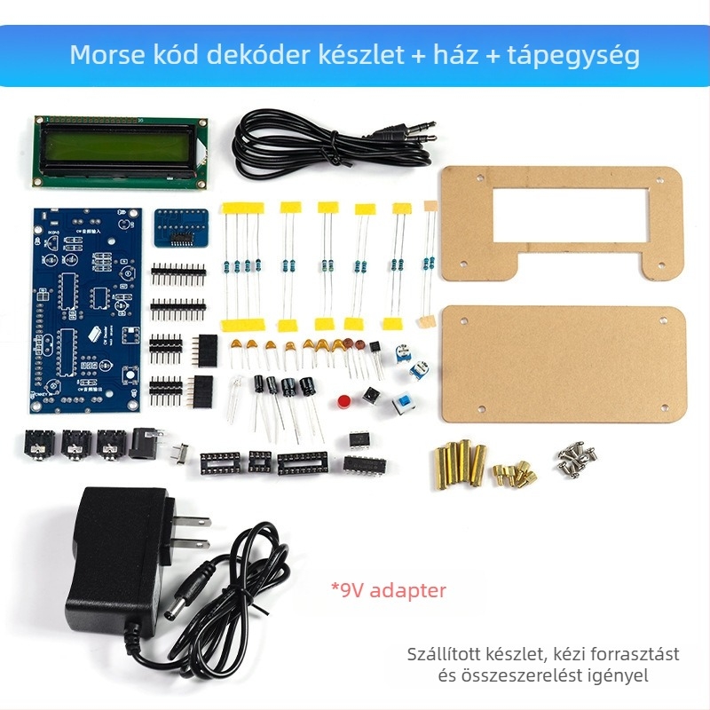 Core Storm CW Morse-kód dekóder alkatrész készlet forrasztási gyakorlatokhoz