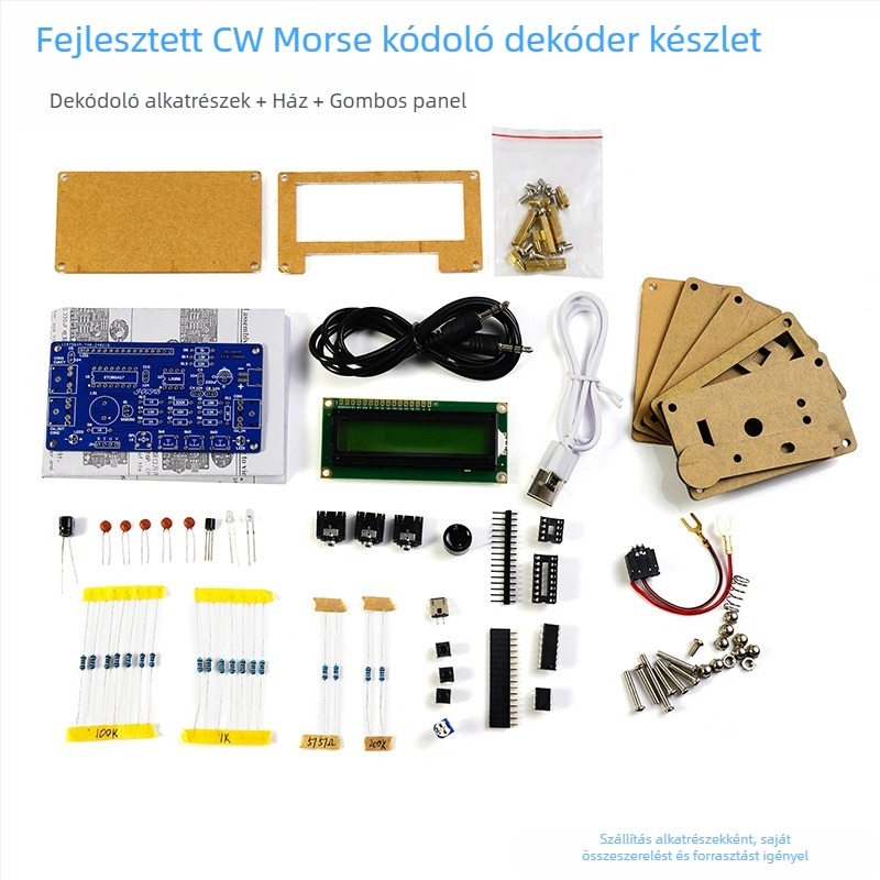 Core Storm CW Morse-kód dekóder alkatrész készlet forrasztási gyakorlatokhoz