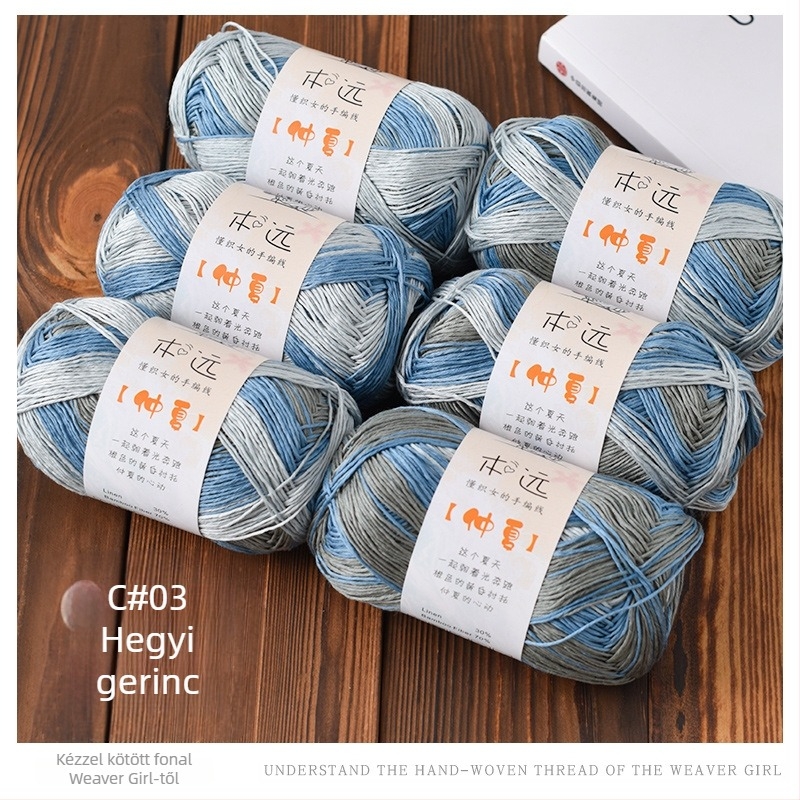 Len fonal kézi kötéshez – Semi-worsted, csoportos fonal, termék kódja 6353122