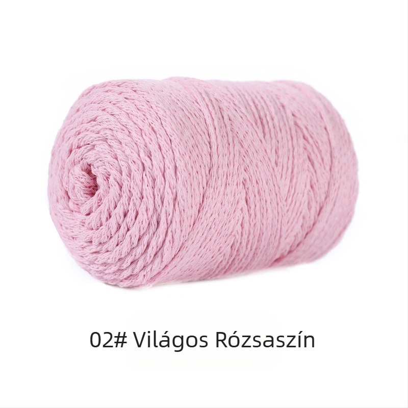 Poliészter-pamut keverék fonal, üreges pamut, Vortex fonás, kézi kötéshez