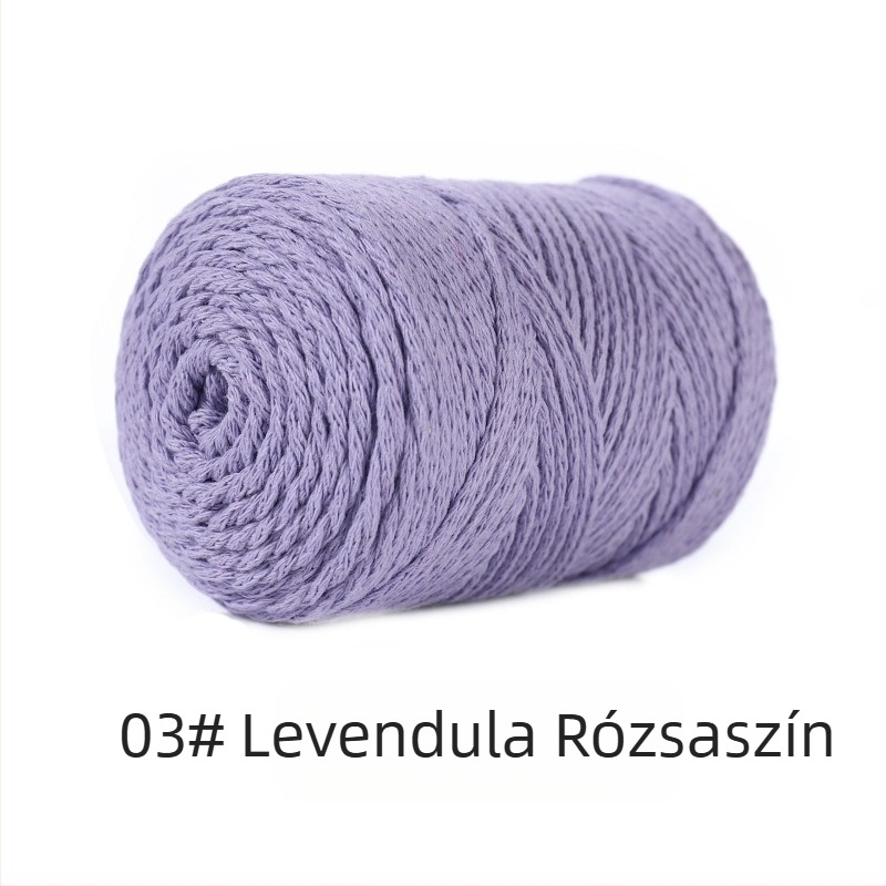 Poliészter-pamut keverék fonal, üreges pamut, Vortex fonás, kézi kötéshez