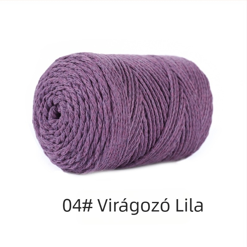 Poliészter-pamut keverék fonal, üreges pamut, Vortex fonás, kézi kötéshez