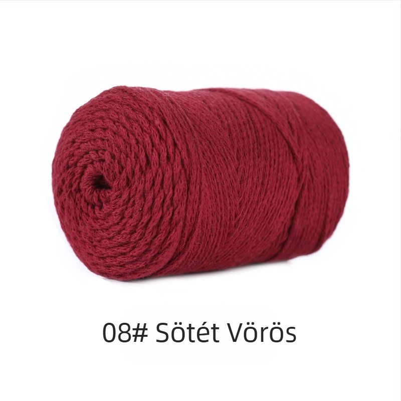 Poliészter-pamut keverék fonal, üreges pamut, Vortex fonás, kézi kötéshez