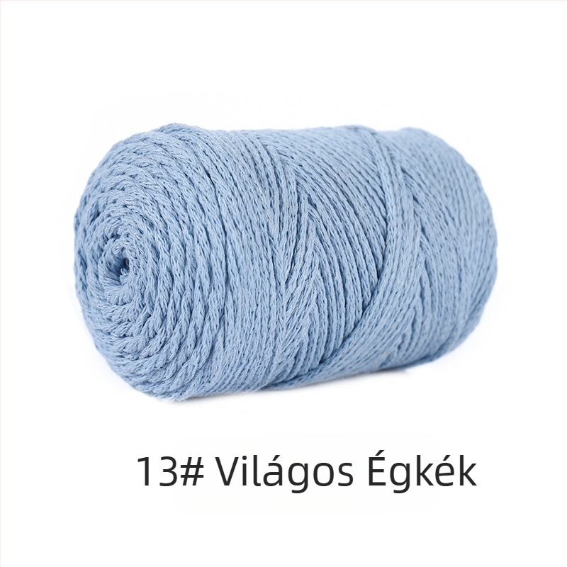 Poliészter-pamut keverék fonal, üreges pamut, Vortex fonás, kézi kötéshez