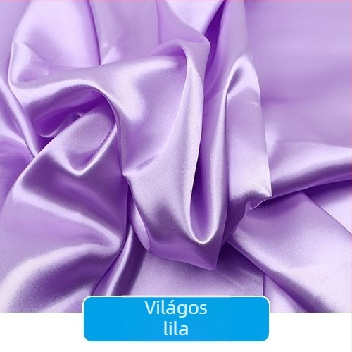 Szatén selyemből készült anyag ruházati béléshez, színpadi függönyökhöz és esküvői dekorációhoz