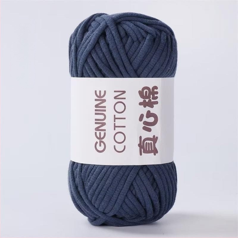 DIY hordozó fonal kötéshez - fél-fésült pamut, orsóval spunva, belső töltött üreges pamut