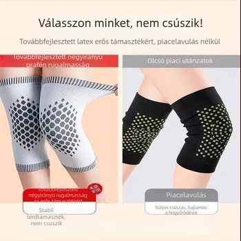 Önfűtő térdvédők férfiaknak és nőknek grafénnel, téli melegítés, kényelmes viselet, nem szorít, csúszásmentes