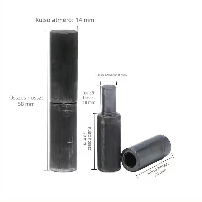 Vasból készült H-formájú ajtópánt, Modell Other, Termékkód Zlp-420128010453