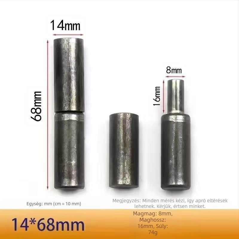 Vasból készült H-formájú ajtópánt, Modell Other, Termékkód Zlp-420128010453