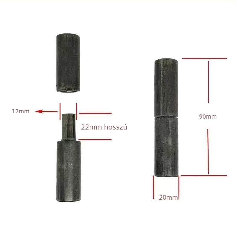 Vasból készült H-formájú ajtópánt, Modell Other, Termékkód Zlp-420128010453