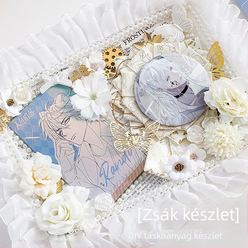 DIY táska kiegészítő készlet – akril elemek, barokk kitűzők dekorációhoz, Márka: Other; Nincs testreszabás; Kézművesség: Egyéb; IP engedély: Nincs