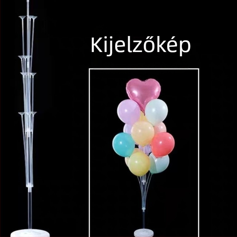 Földön álló lufis oszlopok rendezvénydekorációhoz – ideális megnyitókhoz, születésnapokhoz, diplomaosztókhoz és iskolai rendezvényekhez; Anyag: műanyag; Csomagolás tartalmazva; testreszabás nélkül; Importálás: nem; IP engedély: nem