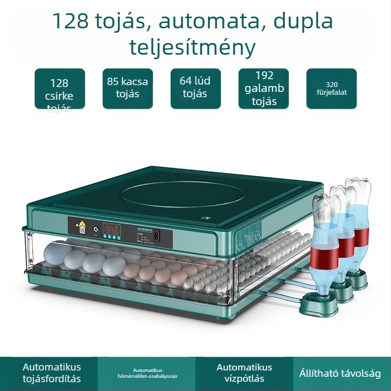 Inkubátor – kompakt otthoni használatra, automatikus és intelligens, Wei Qian márka, IPX8 vízálló, akkumulátor nélkül