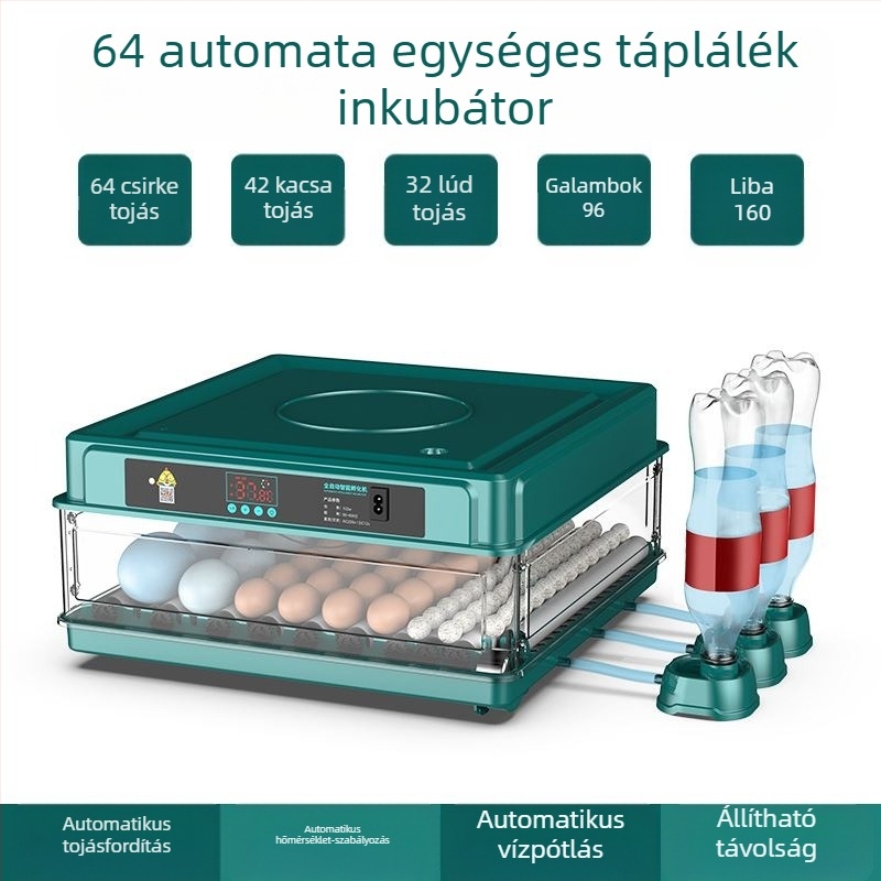 Inkubátor – kompakt otthoni használatra, automatikus és intelligens, Wei Qian márka, IPX8 vízálló, akkumulátor nélkül