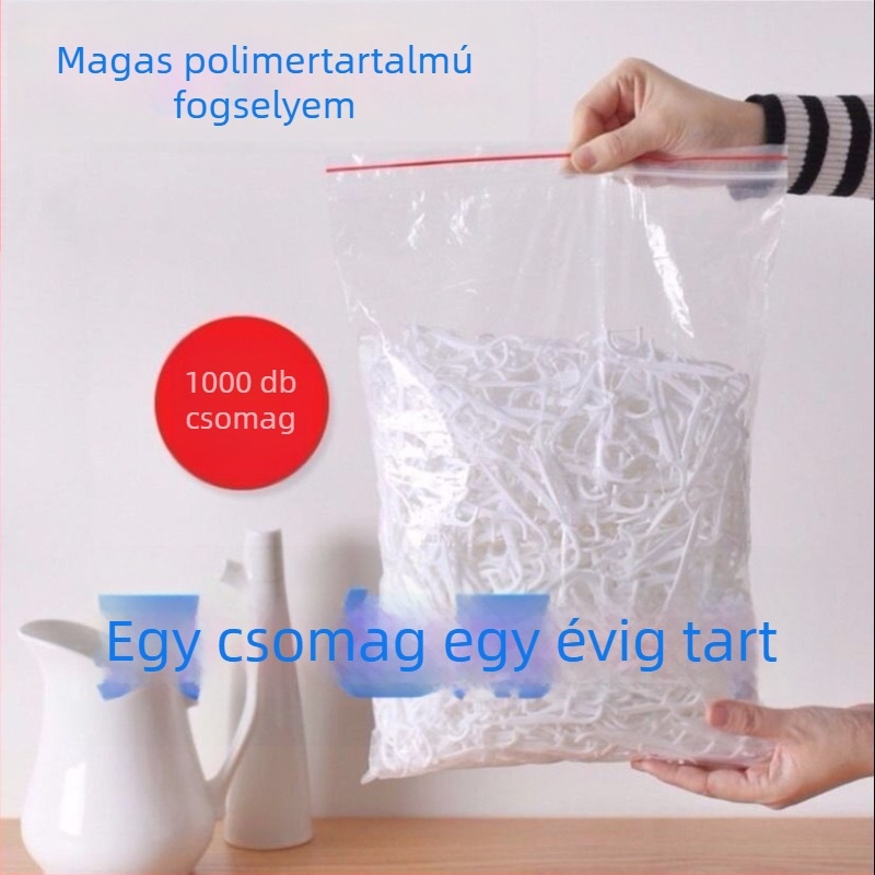 Fogselyem pálcika – ultra vékony, ívelt alakú, dupla fejű, 30–50 darab, 80–100 tasak a csomagban