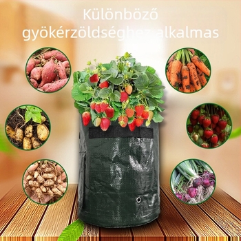 PE ültető zsák, lélegző ökológiai zsák otthoni kertészkedéshez, zöldítési projektekhez és erkélyre szánt zöldségkertekhez, növények növekedéséhez