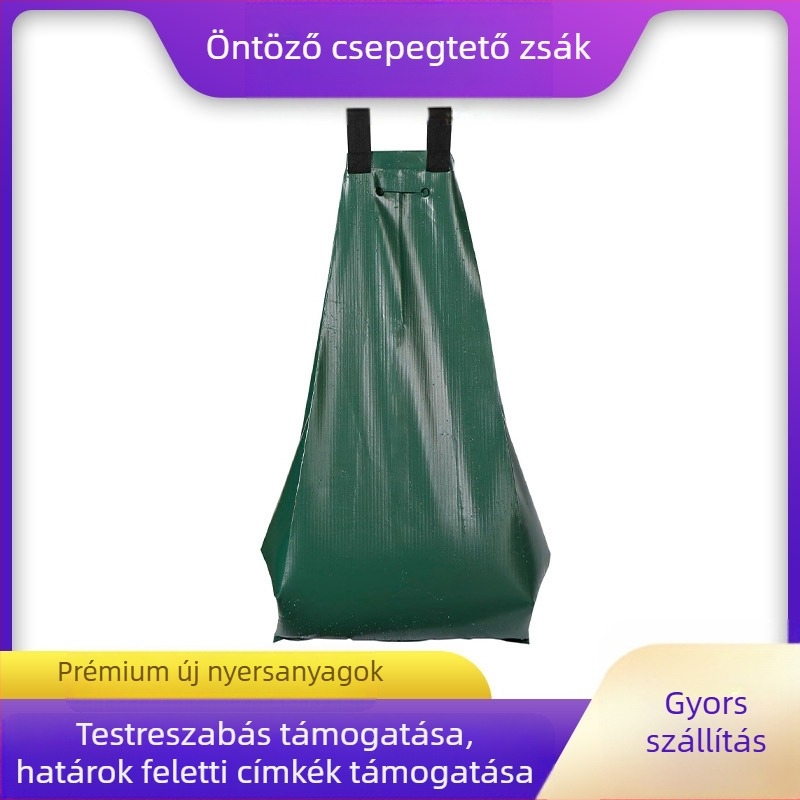 Fákhoz kapás öntözőtasak, 20 galonos kapacitás, PVC/PE, újrahasználható, palánták és otthoni kertészkedéshez