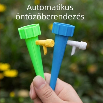 Csepegtető öntöző eszköz — PP anyag, állítható, kapacitás 1, súly 9–10 g, otthoni kertészkedéshez
