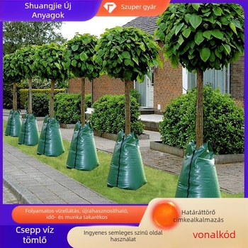 Csöpögtető öntöző zsák - PVC/PE anyag, 20 gal kapacitás, otthoni kertészkedéshez és mezőgazdasági felhasználáshoz