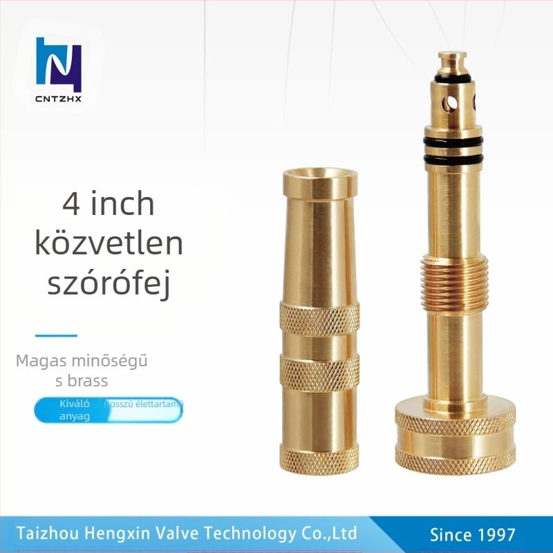 Hengxin sárgaréz vízpisztoly otthoni kertészkedéshez, közterületi zöldterületekhez és kertészeti tevékenységekhez