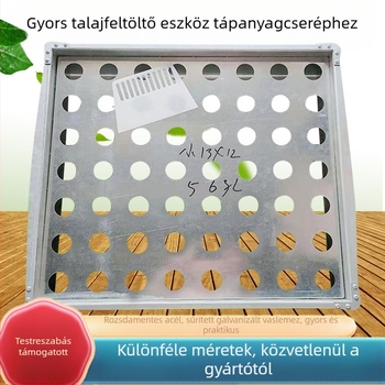 Rozsdamentes acél talajtöltő – padló típusú, pásztor stílusú, zöldítési projektekhez, Hongxin