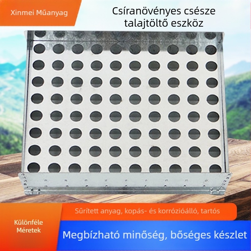 Rozsdamentes acél talajtöltő – padló típusú, pásztor stílusú, zöldítési projektekhez, Hongxin