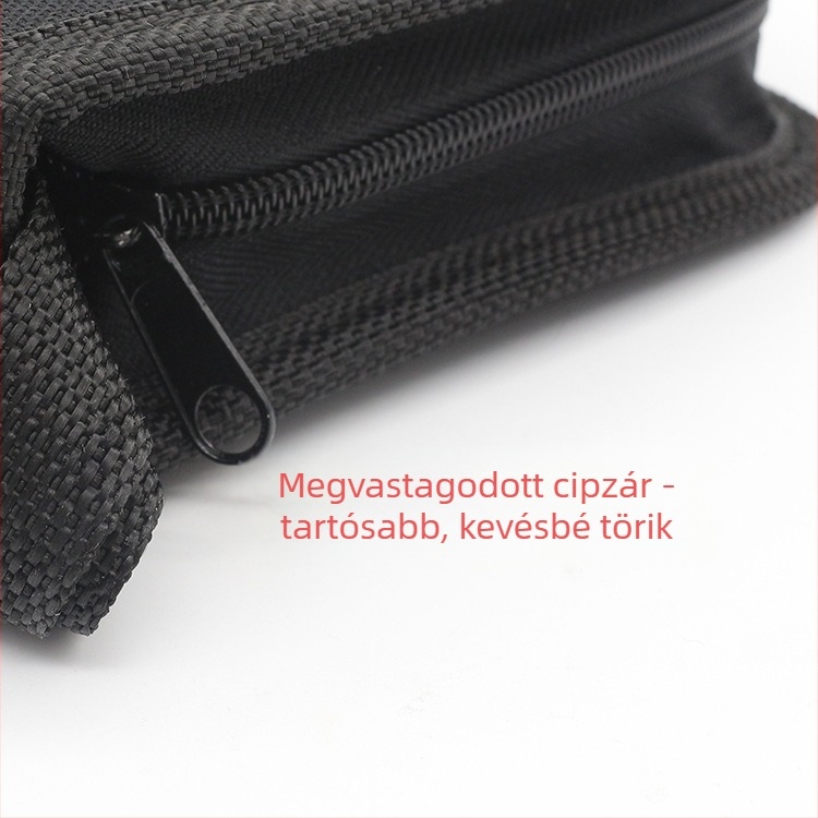 Személyre szabható szerszámtáska forró ragasztópisztoly készlet tárolására, EVA bevonatú Oxford vászon és PVC bevonat Oxford vászon, vastag karton betéttel