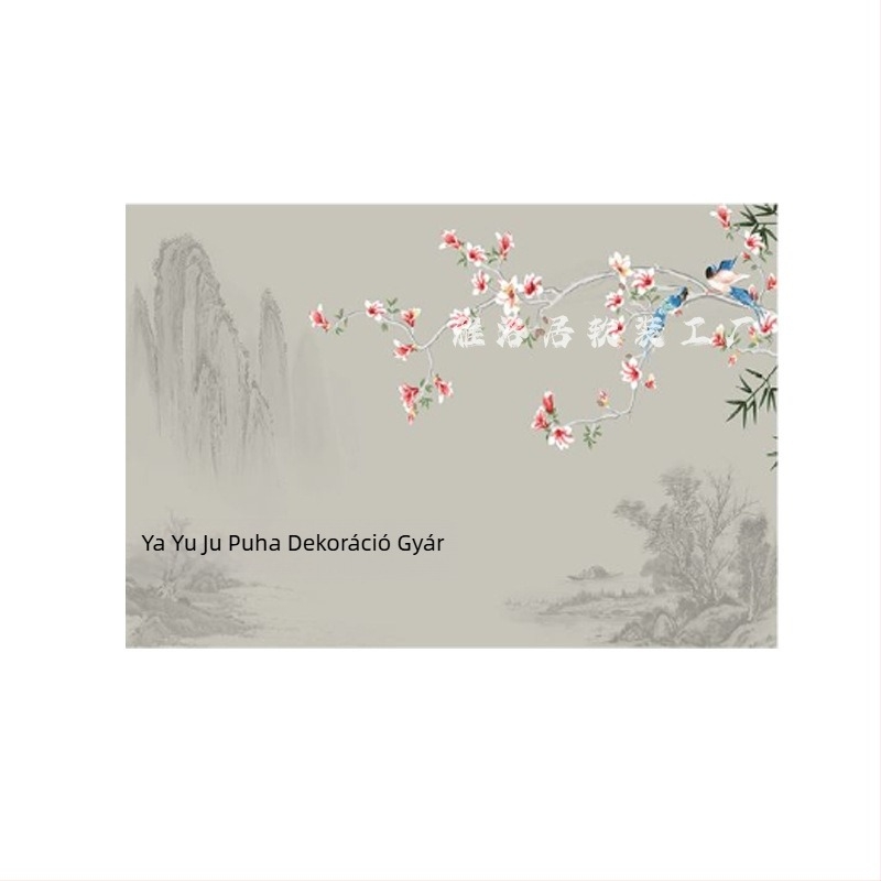 Falburkolat hímzéssel, Új kínai stílus, nedvességálló, prémium kategória, a Yaliju Soft Furnishings-től