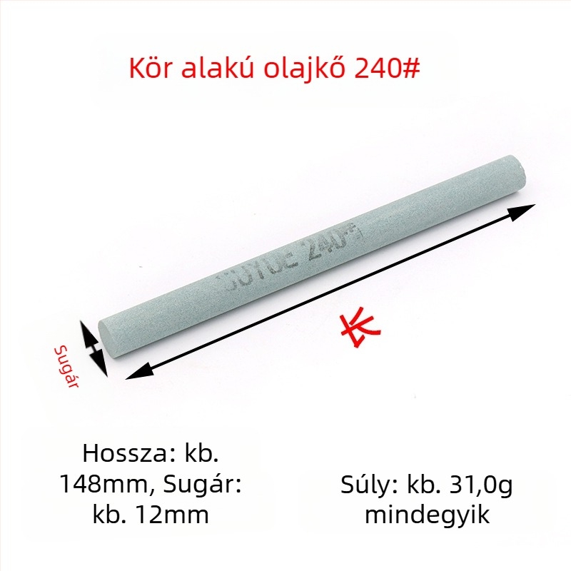 Soochow Mill Szilícium-karbid olajkő szalag polírozáshoz – kör alakú/ háromszög alakú, jade, jadit, achát, borostyán és fémes nefrit számára