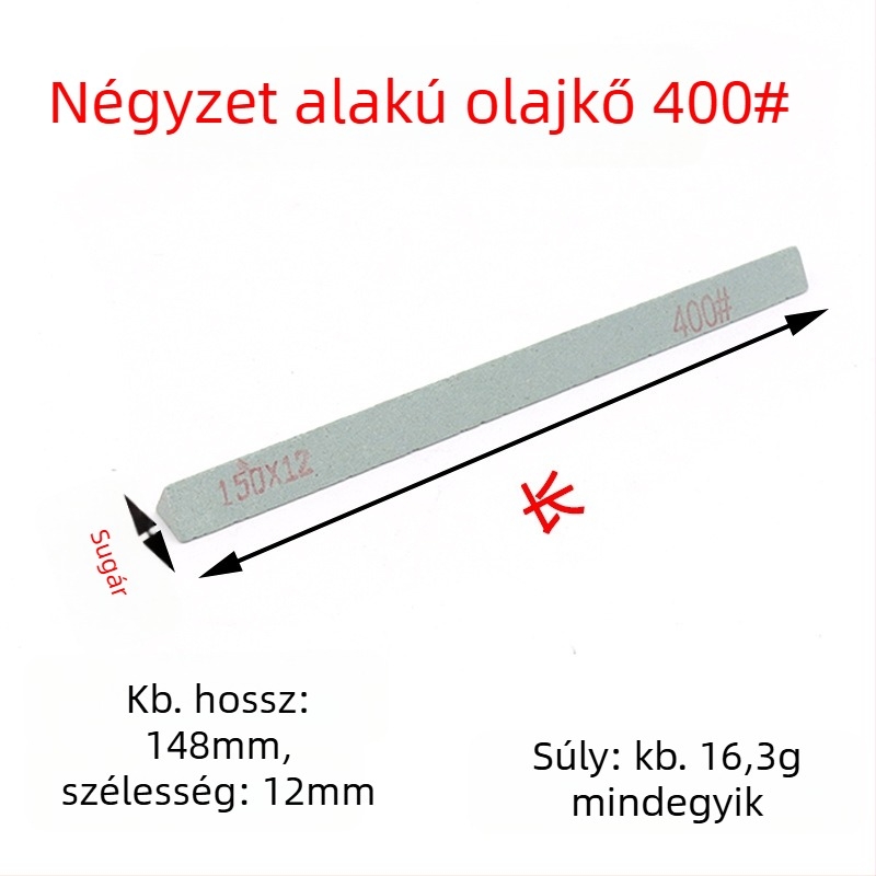 Soochow Mill Szilícium-karbid olajkő szalag polírozáshoz – kör alakú/ háromszög alakú, jade, jadit, achát, borostyán és fémes nefrit számára