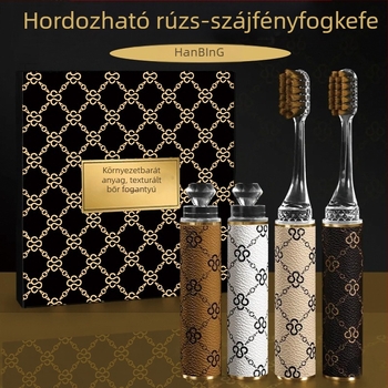 Han Bing K221 kézi fogkefe felnőtteknek, 4 darabos ajándékdobozban