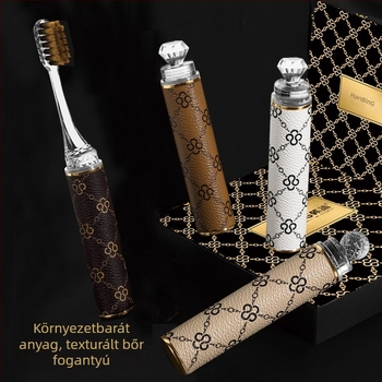 Han Bing K221 kézi fogkefe felnőtteknek, 4 darabos ajándékdobozban
