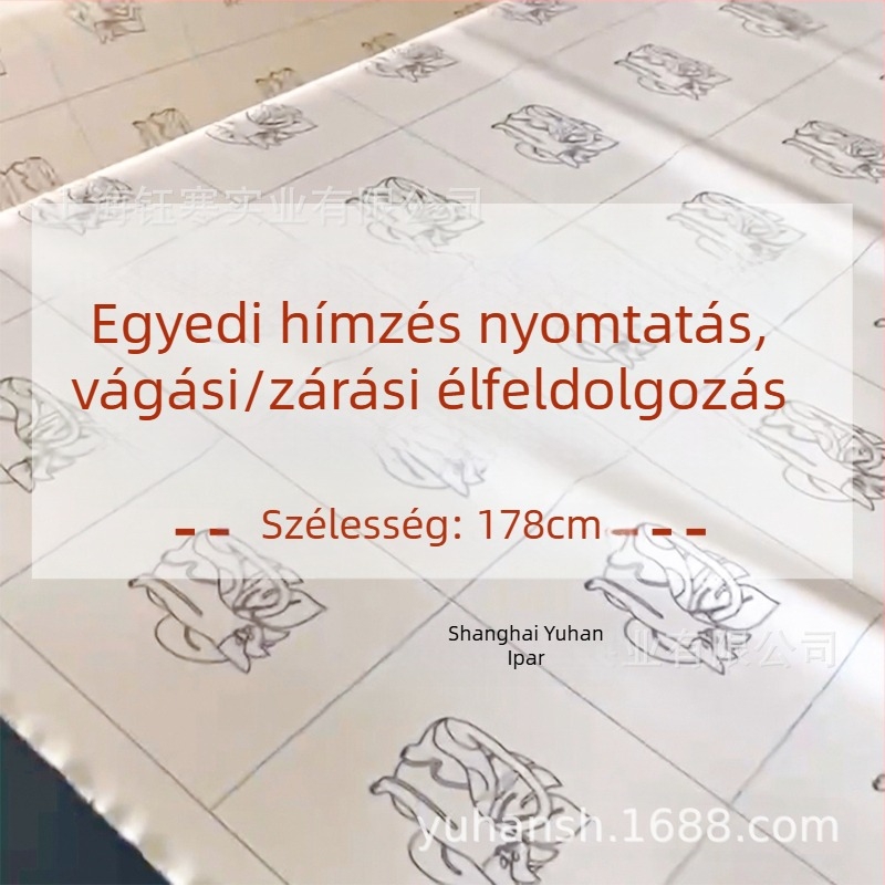 Punch needle hímzésre szánt szövet, nyomtatott, egyedi