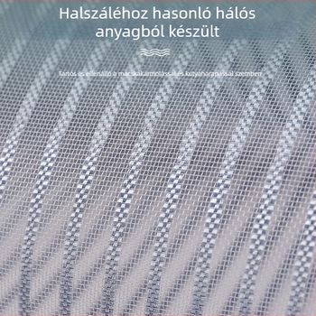 ZQ szúnyogháló ajtófüggöny gyémánt mintázatú hálóval, mágneses öntapadó záródás, oldalra nyíló nyári modell a hálószobába, új modell