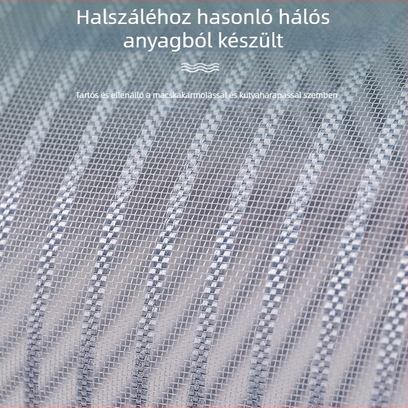 ZQ szúnyogháló ajtófüggöny gyémánt mintázatú hálóval, mágneses öntapadó záródás, oldalra nyíló nyári modell a hálószobába, új modell